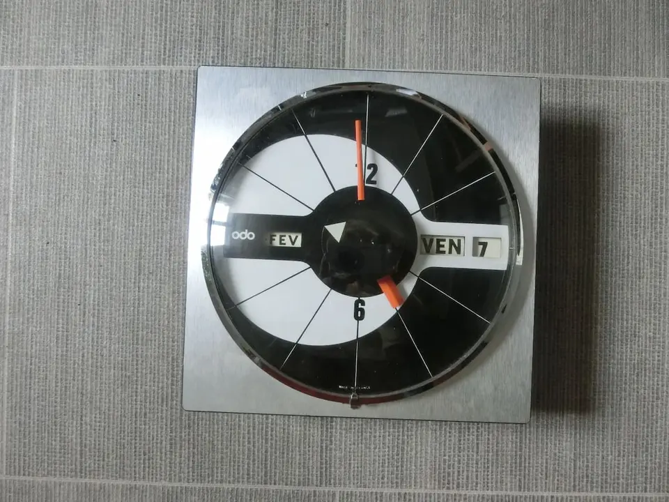 Accessoire Authentique pendule vintage formica