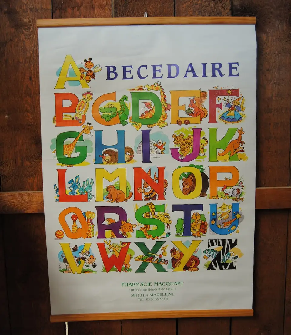Affiche Abécédaire