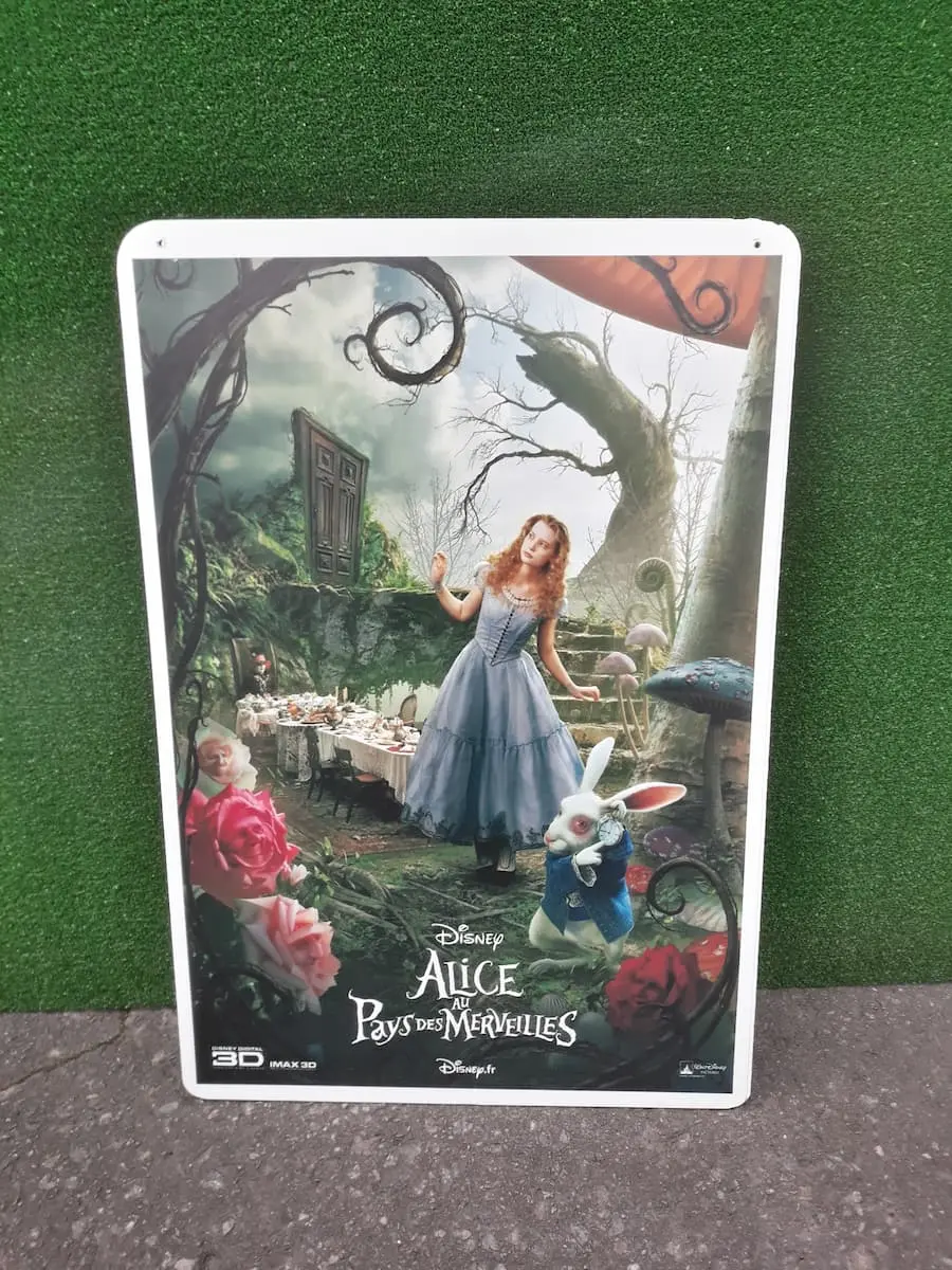 Affiche Alice Tim Burton