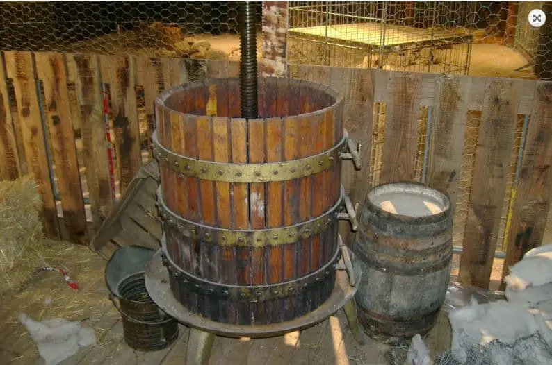 Ancien pressoir authentique