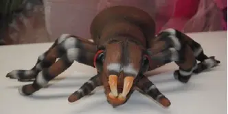 Araignée en latex brune 35cm