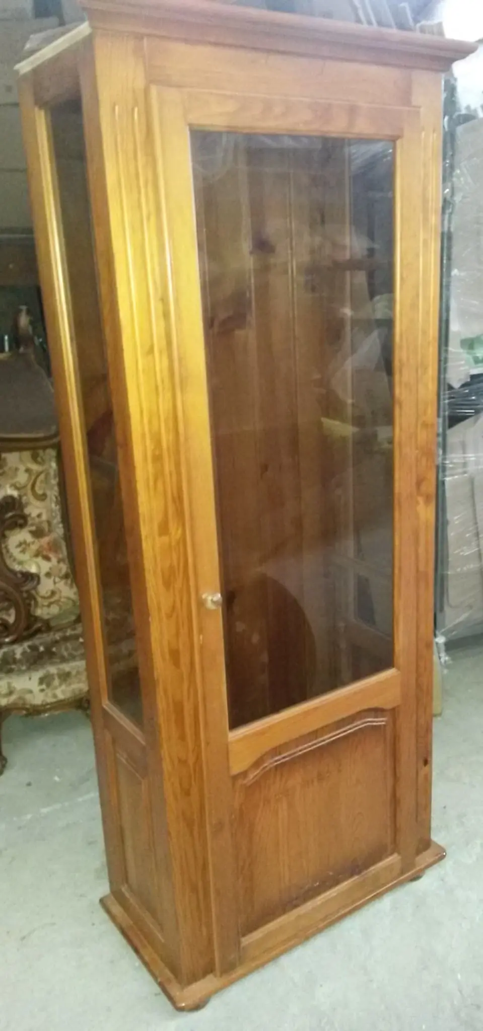 Armoire vitrée de botanique