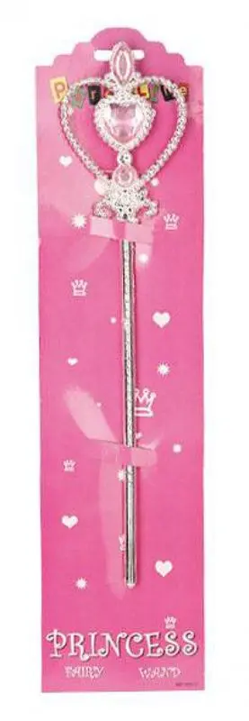 Baguette de fée à cœur rose