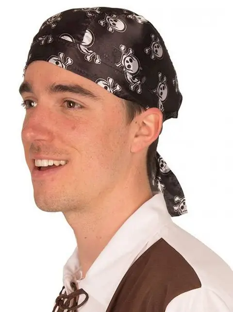Bandana têtes de mort noir