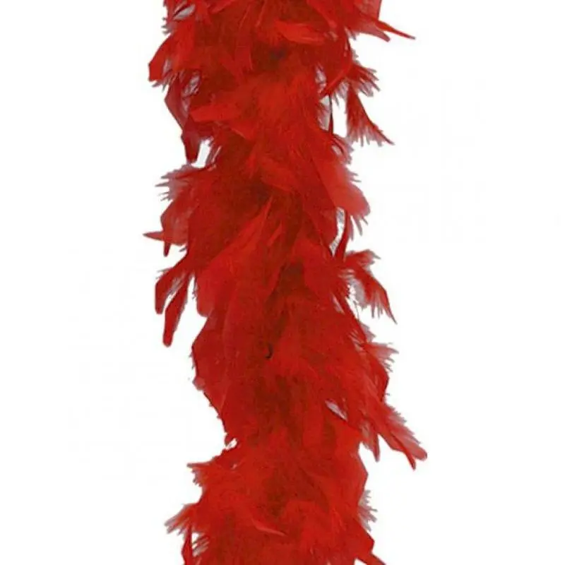 Boa à plumes rouge 50 g
