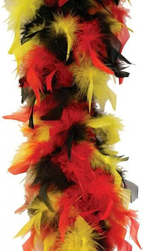 Boa belge à plumes mélangées