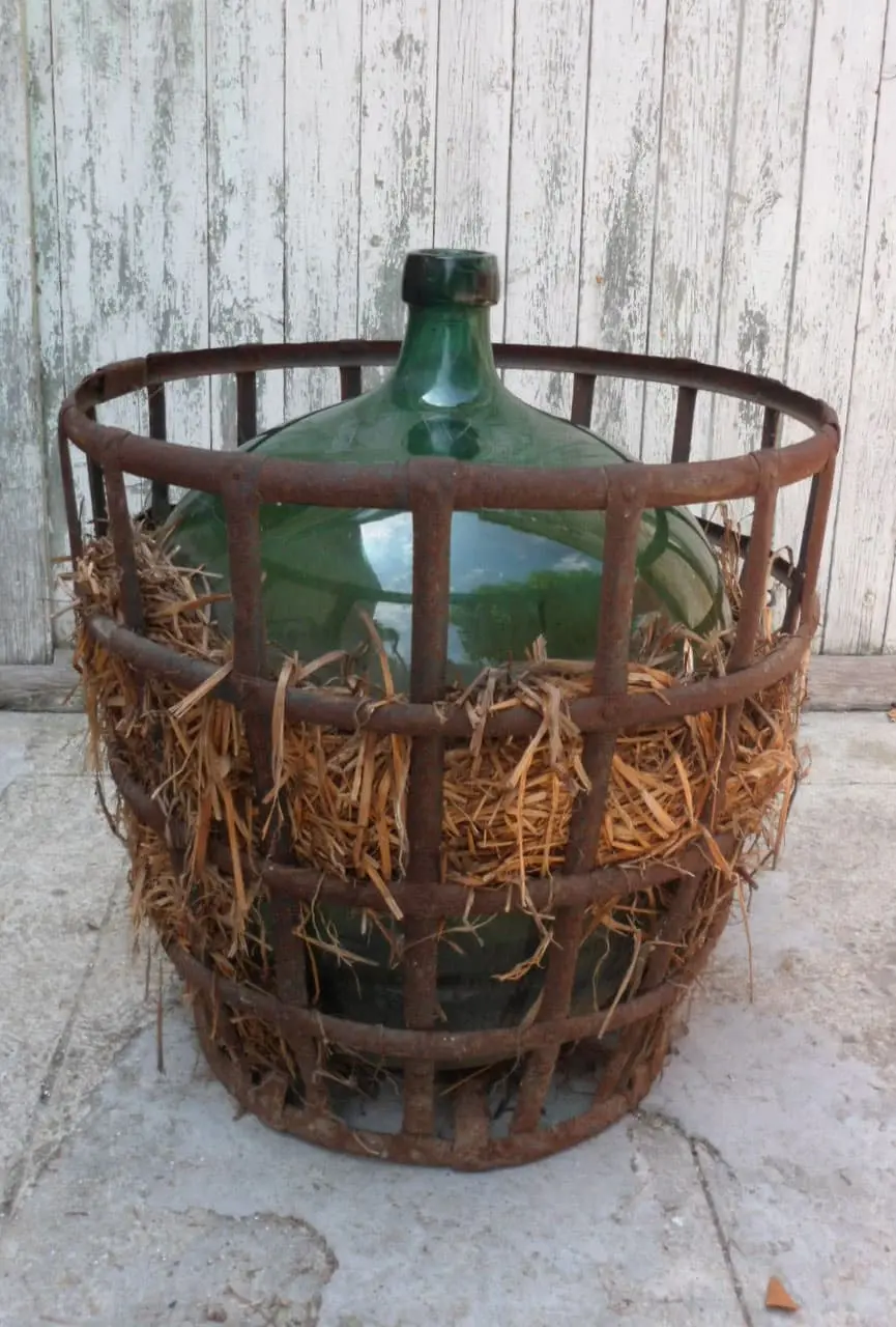 Bouteille verre + paille (petite)