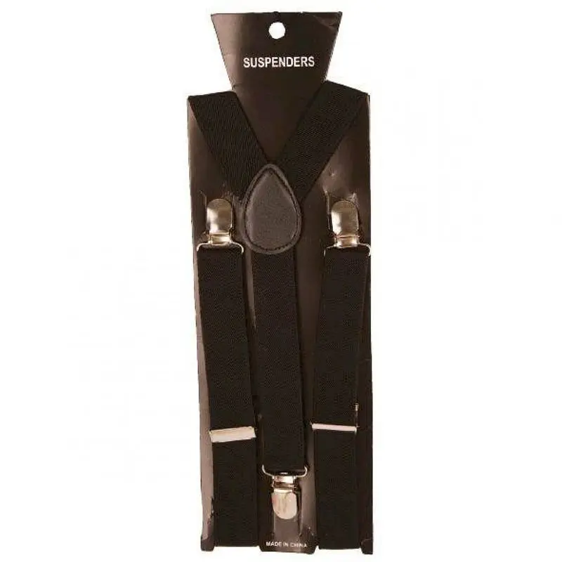 Bretelles noires unies