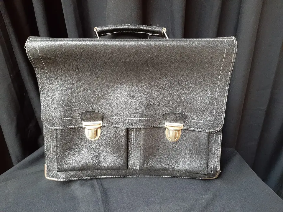 Cartable cuir années 30