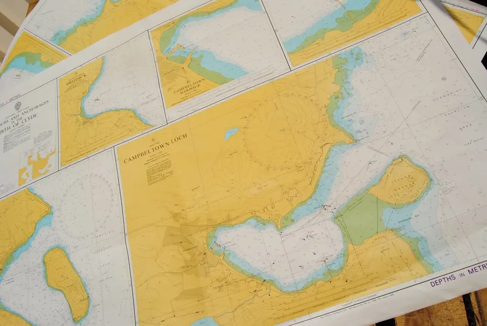 Carte de géographie papier