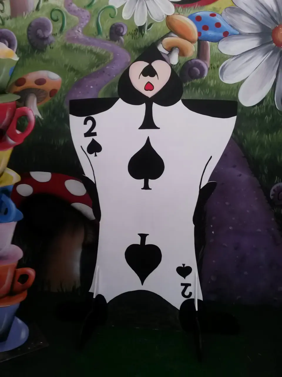 Carte géante 2D noire