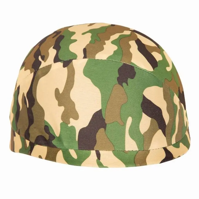 Casque militaire camouflage en tissu