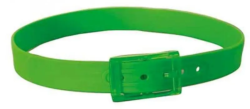 Ceinture fluo verte en plastique
