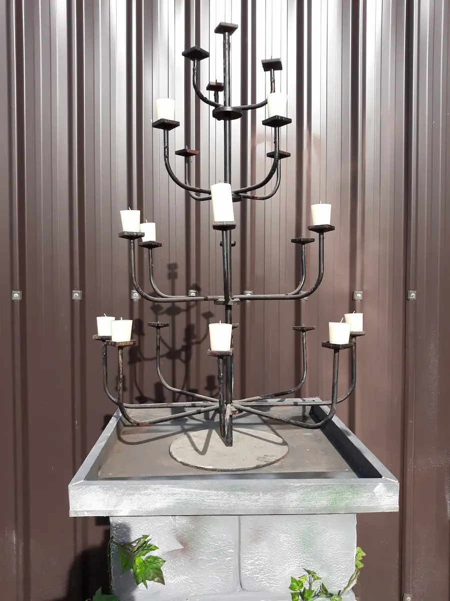 Chandelier en fer multibranches
