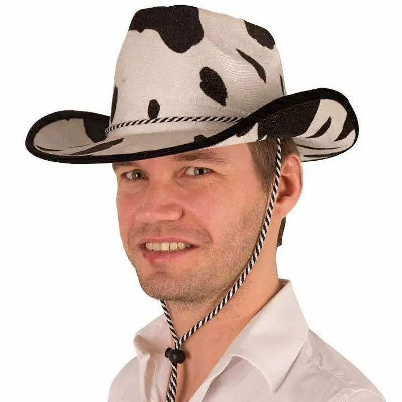 Chapeau de cowboy vache