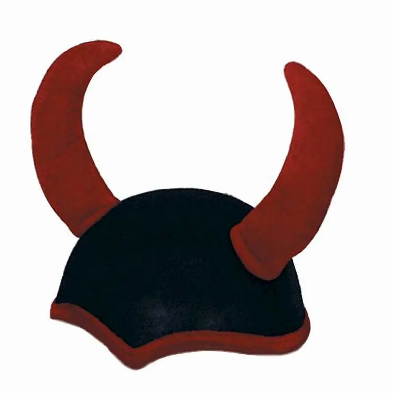 Chapeau de diable noir à cornes