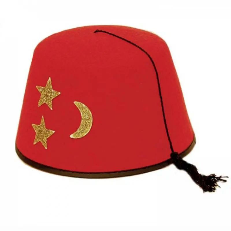 Chapeau fez rouge