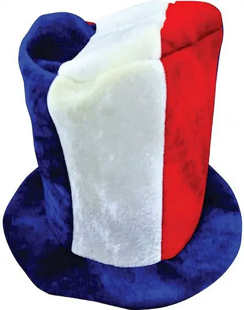 Chapeau haut de forme supporter France