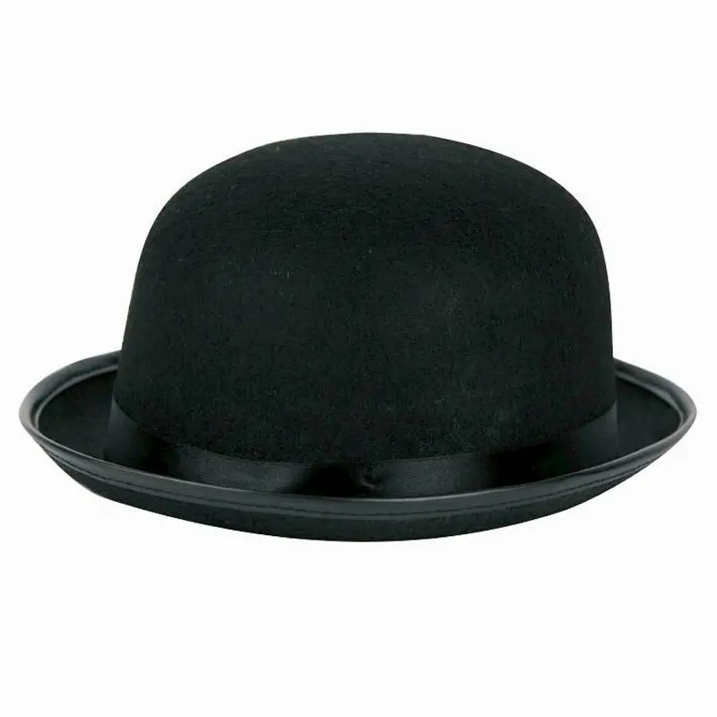 Chapeau melon feutre noir
