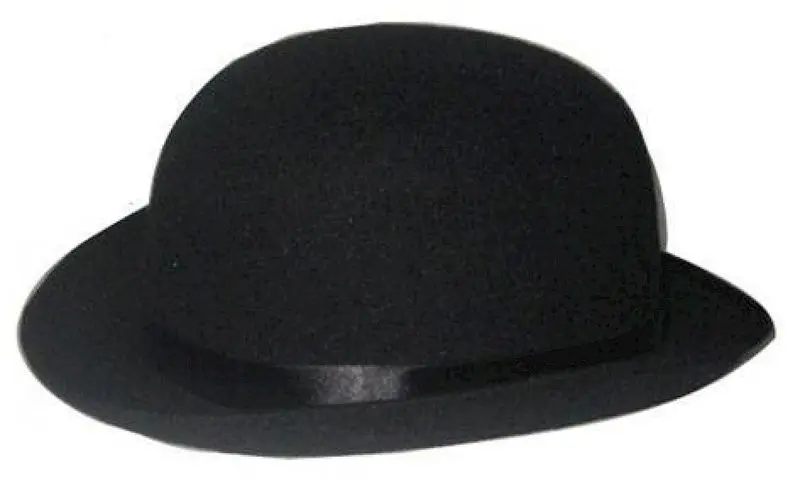 Chapeau melon laine noir