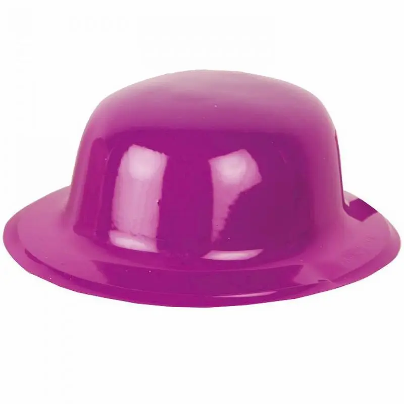 Chapeau melon violet brillant