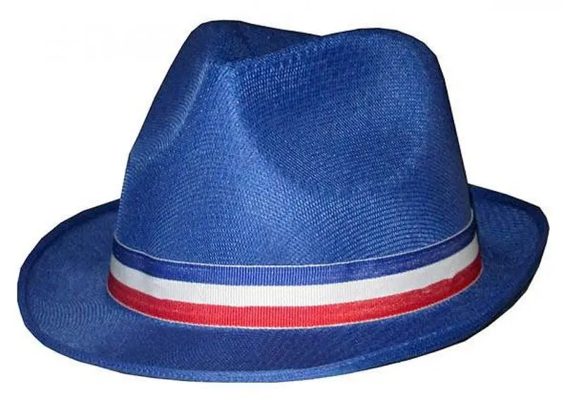 Chapeau trilby supporter France