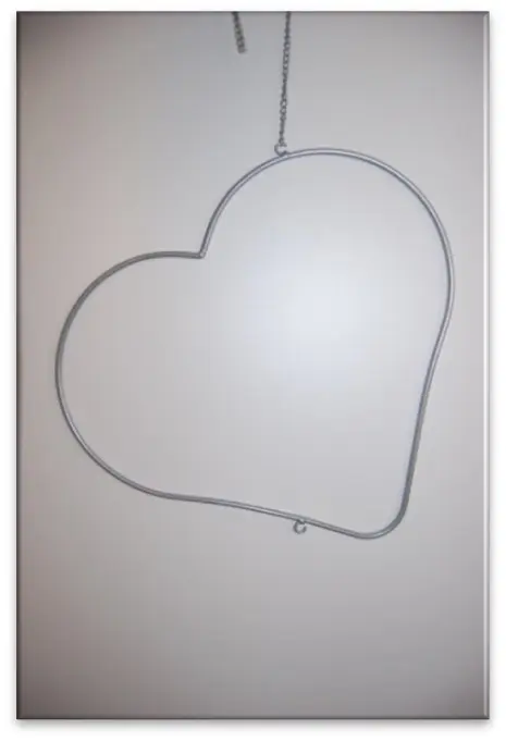 Coeur en métal à suspendre 30cm
