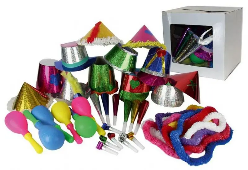 Coffret de cotillons pour douze personnes