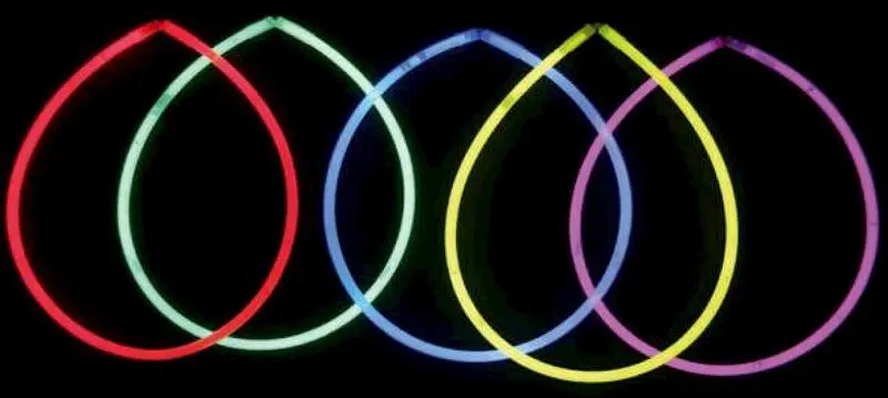 Collier lumineux fluo