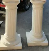 Colonne romaine en résine