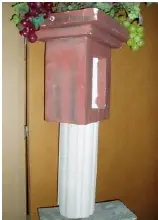 Colonnes à suspendre avec raisin