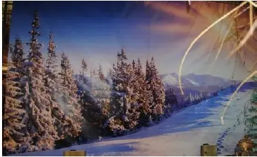 Comme à la montagne toile de fond