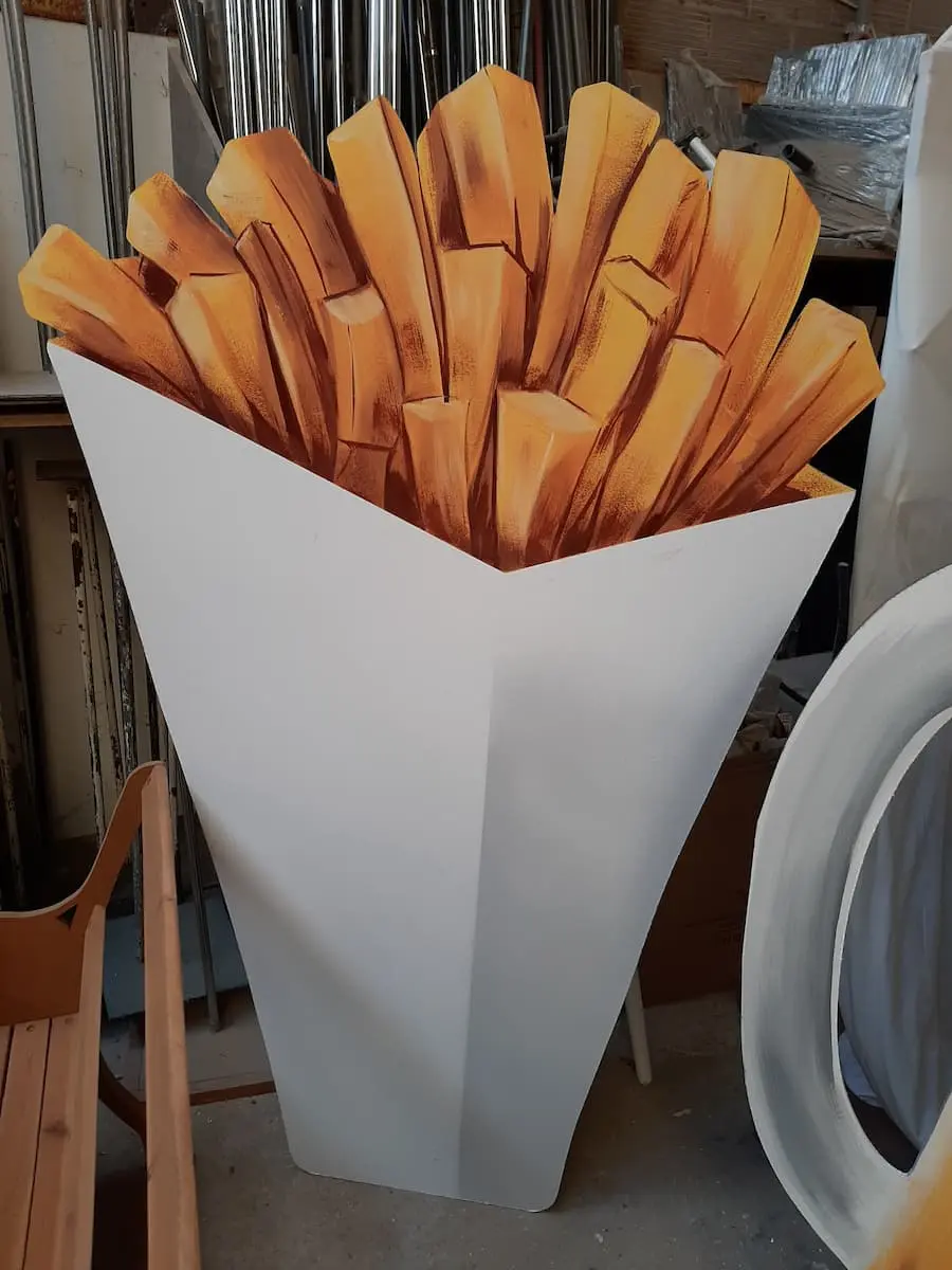 Cornet de frites 2D