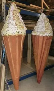 Cornet de glace géant