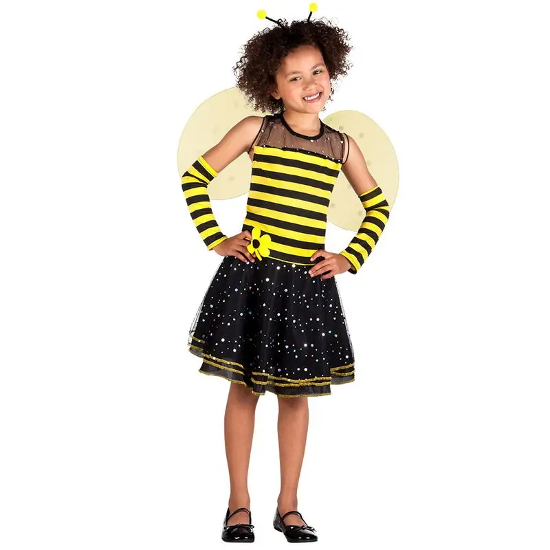 Déguisement abeille à tutu pailleté