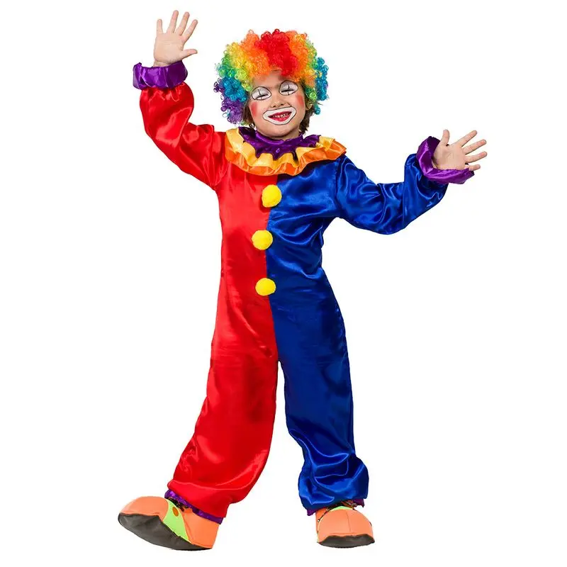 Déguisement clown bicolore enfant