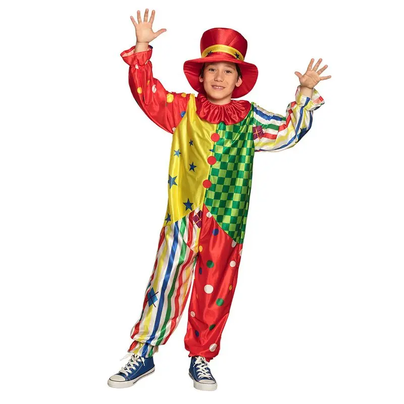 Déguisement clown patchwork enfant