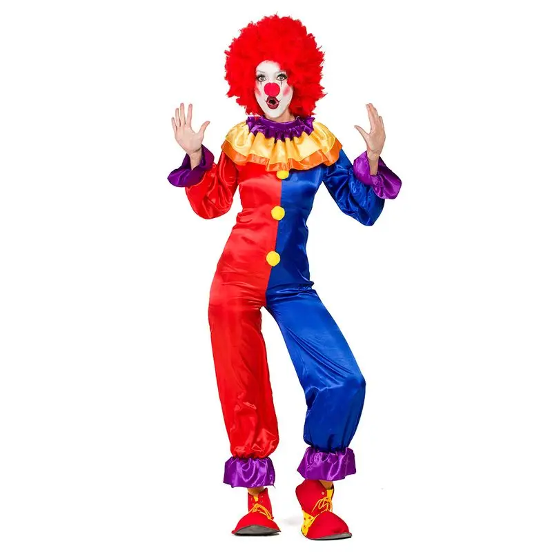 Déguisement clownesse bicolore