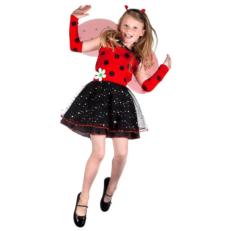 Déguisement coccinelle à tutu pailleté