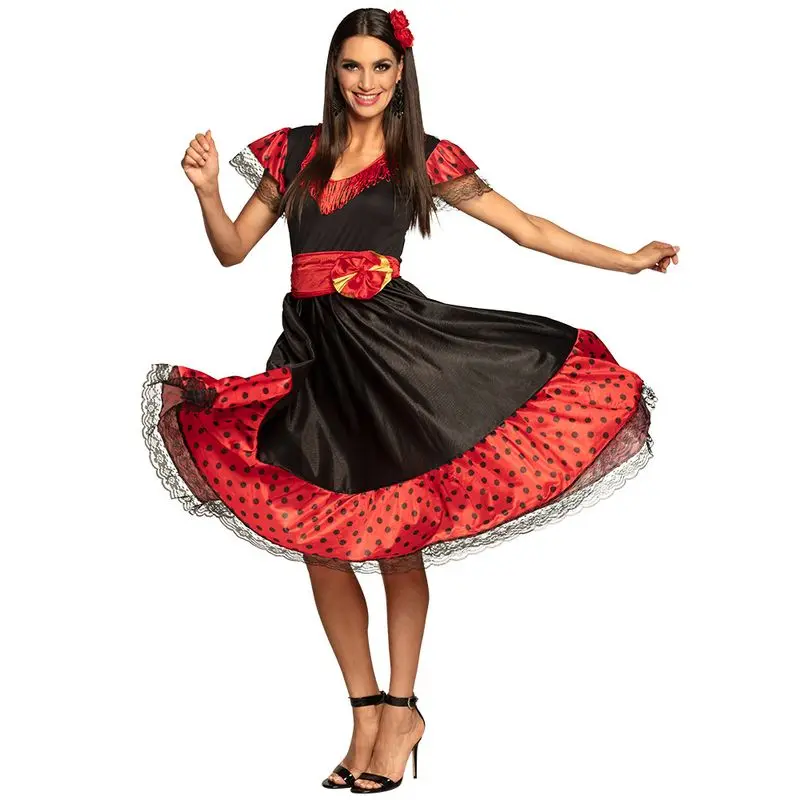 Déguisement danseuse de flamenco à pois