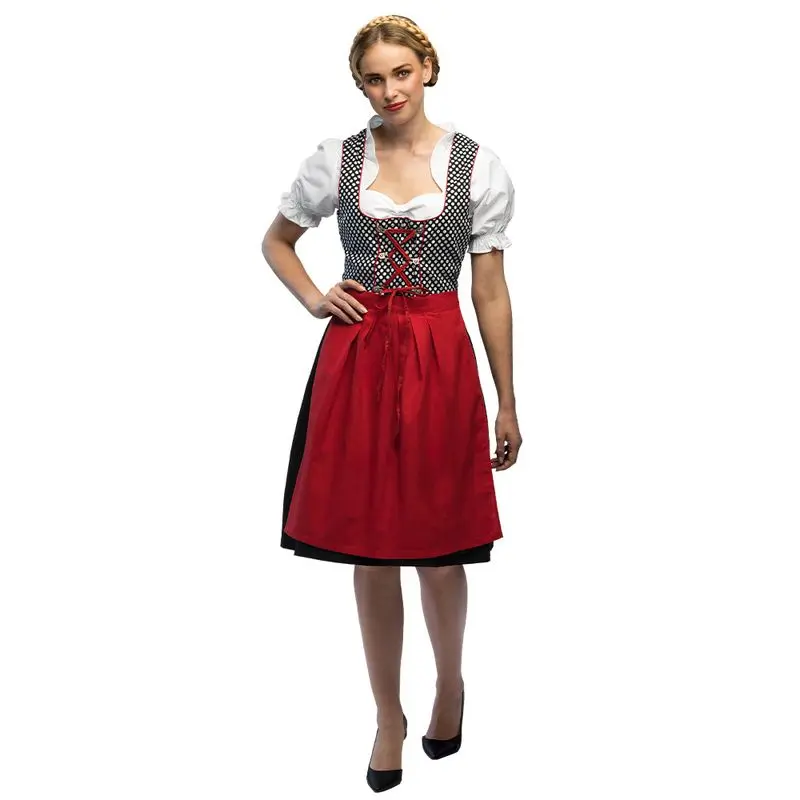 Déguisement dirndl à pois