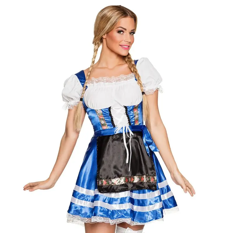 Déguisement dirndl satiné