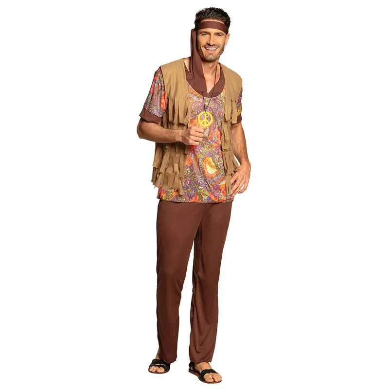 Déguisement hippie à chemise paisley