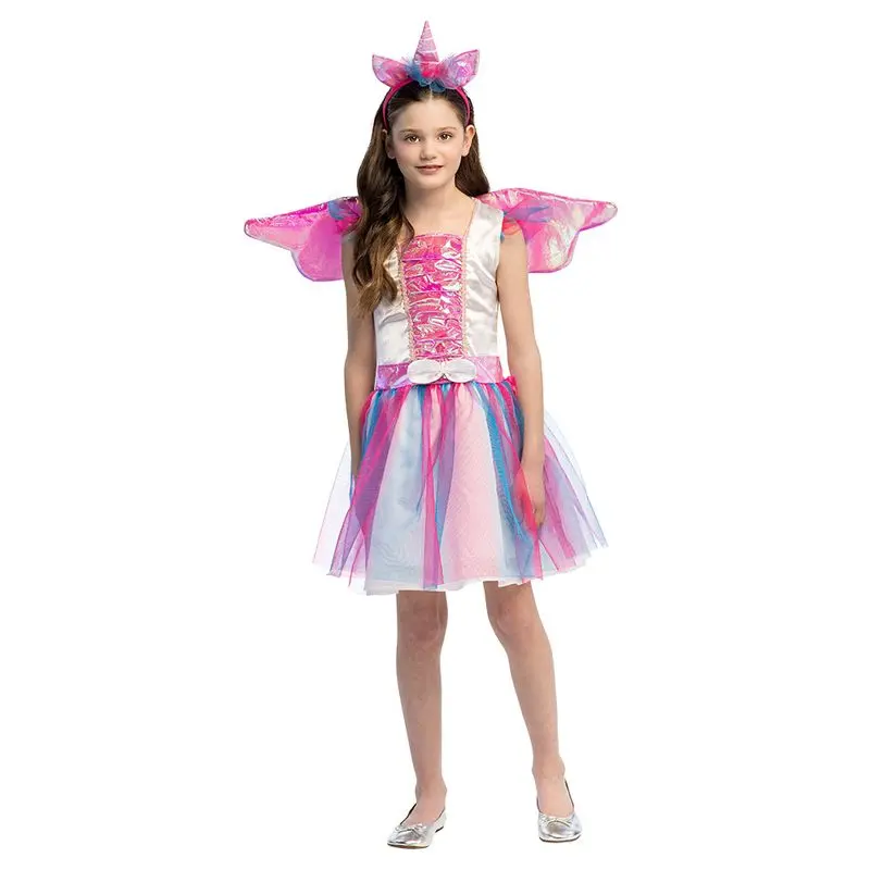 Déguisement licorne rose