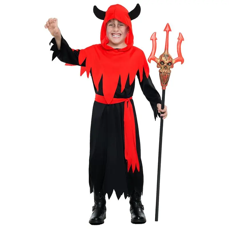 Déguisement petit diable à capuche
