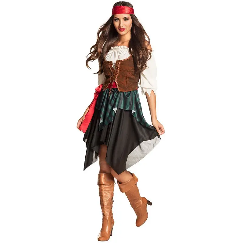 Déguisement pirate à jupe écossaise