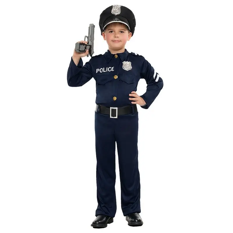 Déguisement policier à chevrons enfant