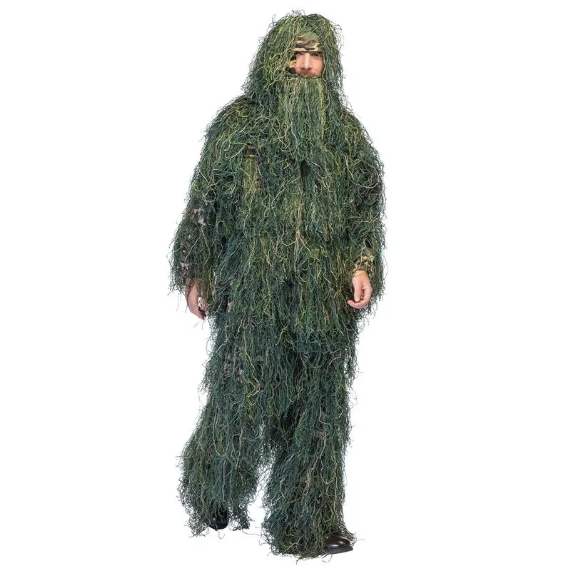 Déguisement tireur d'élite à camouflage végétal
