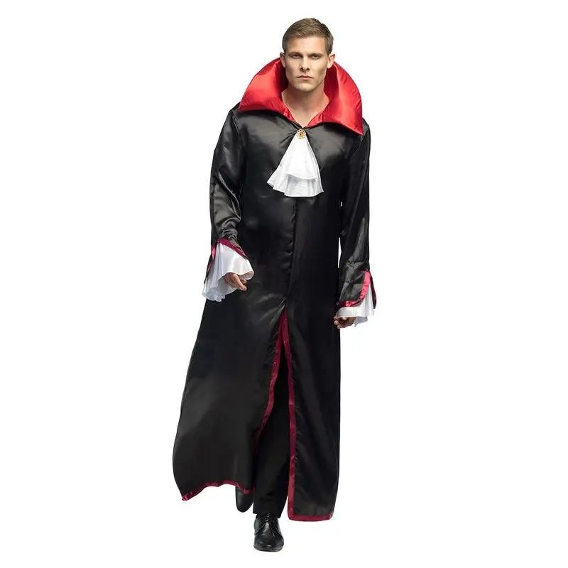 Déguisement vampire à jabot blanc