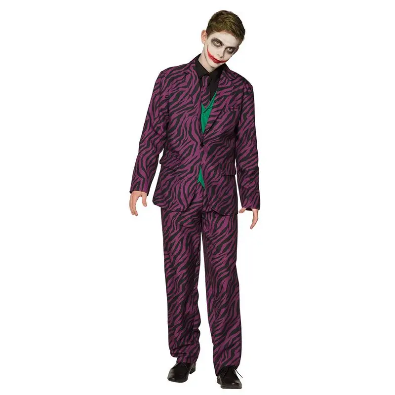 Déguisement vilain au costume zébré